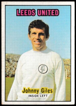 A&BC - 'Footballers (1970/71 - English Series 1)' - Card #55 - Johnny Giles (Leeds Utd)