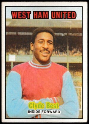A&BC - 'Footballers (1970/71 - English Series 1)' - Card #56 - Clyde Best (West Ham Utd)