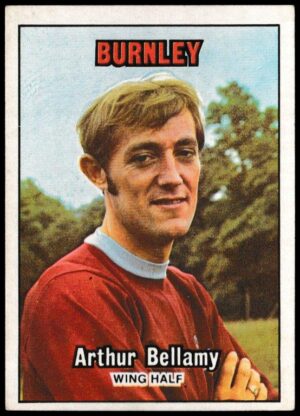 A&BC - 'Footballers (1970/71 - English Series 1)' - Card #58 - Arthur Bellamy (Burnley)