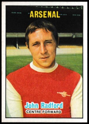 A&BC - 'Footballers (1970/71 - English Series 1)' - Card #61 - John Radford (Arsenal)