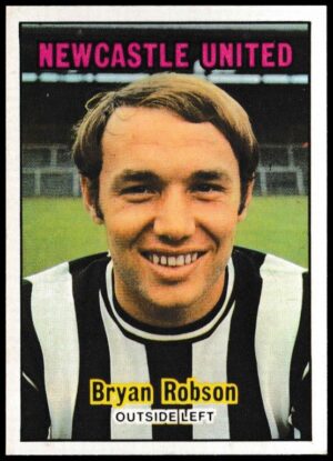 A&BC - 'Footballers (1970/71 - English Series 1)' - Card #65 - Bryan Robson (Newcastle Utd)