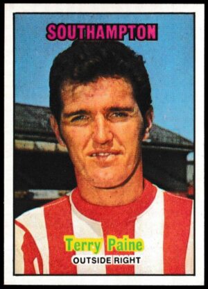 A&BC - 'Footballers (1970/71 - English Series 1)' - Card #66 - Terry Paine (Southampton)
