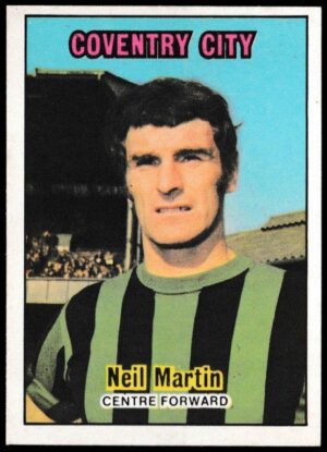 A&BC - 'Footballers (1970/71 - English Series 1)' - Card #68 - Neil Martin (Coventry City)