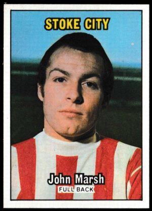 A&BC - 'Footballers (1970/71 - English Series 1)' - Card #73 - John Marsh (Stoke City)