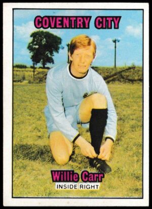 A&BC - 'Footballers (1970/71 - English Series 1)' - Card #9 - Willie Carr (Coventry City)