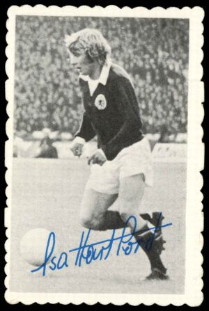 A&BC - 'Footballers Autographed Photos 1973/74 (Crinkle)' (1973) - Asa Hartford (West Brom)