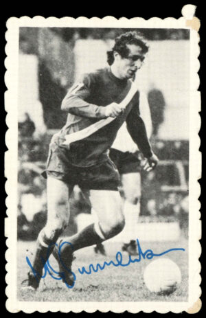 A&BC - 'Footballers Autographed Photos 1973/74 (Crinkle)' (1973) - Mike Summerbee (Man City) A&BC - 'Footballers Autographed Photos 1973/74 (Crinkle)' (1973) - Mike Summerbee (Man City)