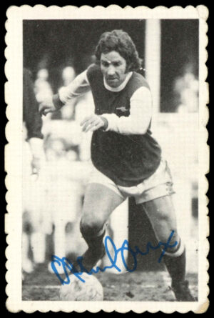 A&BC - 'Footballers Autographed Photos 1973/74 (Crinkle)' (1973) - Alan Ball (Arsenal) A&BC - 'Footballers Autographed Photos 1973/74 (Crinkle)' (1973) - Alan Ball (Arsenal)