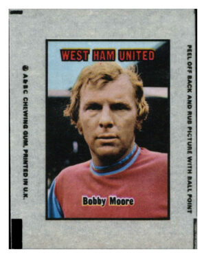 A&BC - 'Football Transparencies' (1970) - Bobby Moore (West Ham United) A&BC - 'Football Transparencies' (1970) - Bobby Moore (West Ham United)