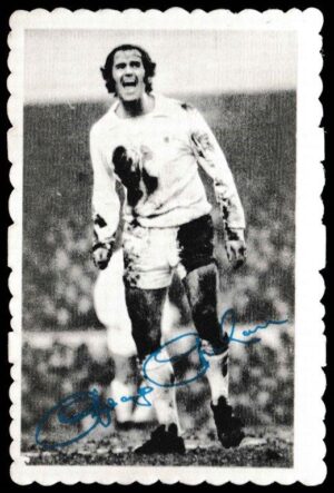 A&BC - 'Footballers Autographed Photos' (1973) - Card #10 - George Graham (Man Utd)