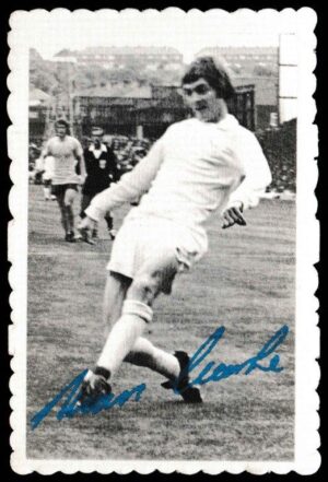 A&BC - 'Footballers Autographed Photos' (1973) - Card #15 - Allan Clarke (Leeds Utd)