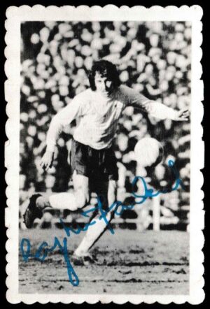 A&BC - 'Footballers Autographed Photos' (1973) - Card #2 - Roy McFarland (Derby County)