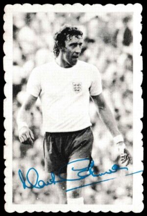 A&BC - 'Footballers Autographed Photos' (1973) - Card #21 - Martin Chivers (Spurs)