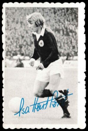 A&BC - 'Footballers Autographed Photos' (1973) - Card #22 - Asa Hartford (West Brom)