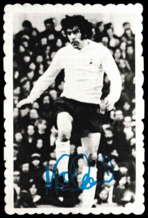 A&BC - 'Footballers Autographed Photos' (1973) - Card #25 - Mike England (Spurs)