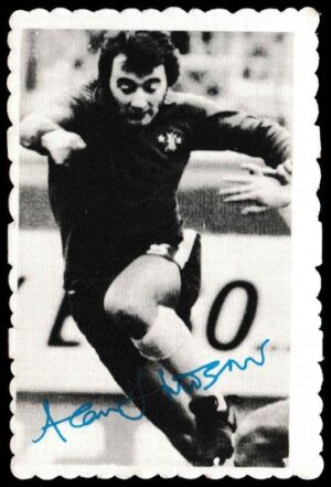 A&BC - 'Footballers Autographed Photos' (1973) - Card #30 - Alan Hudson (Chelsea)