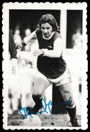 A&BC - 'Footballers Autographed Photos' (1973) - Card #4 - Alan Ball (Arsenal)