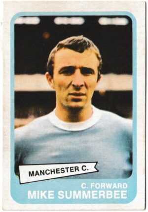A&BC - 'Footballers (1968/69 - English Series 1)' (1968) - Card #19 - Mike Summerbee (Manchester City)
