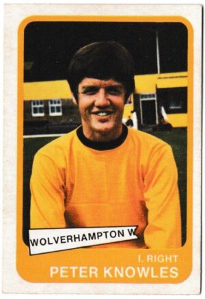 A&BC - 'Footballers (1968/69 - English Series 1)' (1968) - Card #25 - Peter Knowles (Wolverhampton Wanderers) A&BC - 'Footballers (1968/69 - English Series 1)' (1968) - Card #25 - Peter Knowles (Wolverhampton Wanderers)