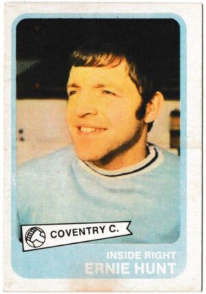 A&BC - 'Footballers (1968/69 - English Series 1)' (1968) - Card #34 - Ernie Hunt (Coventry City)