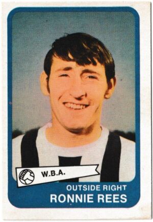 A&BC - 'Footballers (1968/69 - English Series 1)' (1968) - Card #4 - Ronnie Rees (West Bromwich Albion)