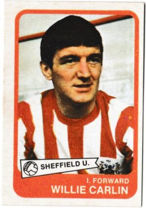 A&BC - 'Footballers (1968/69 - English Series 1)' (1968) - Card #41 - Willie Carlin (Sheffield United)