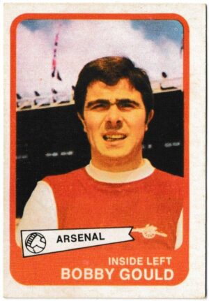 A&BC - 'Footballers (1968/69 - English Series 1)' (1968) - Card #45 - Bobby Gould (Arsenal) A&BC - 'Footballers (1968/69 - English Series 1)' (1968) - Card #45 - Bobby Gould (Arsenal)