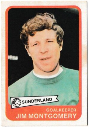 A&BC - 'Footballers (1968/69 - English Series 2)' (1968) - Card #58 - Jim Montgomery (Sunderland)