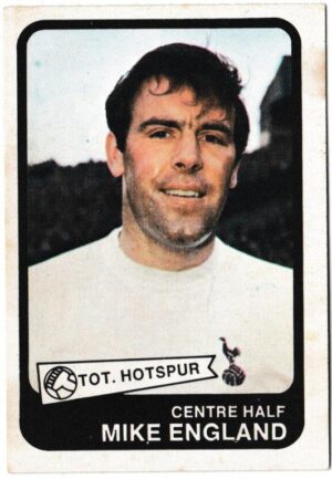 A&BC - 'Footballers (1968/69 - English Series 2)' (1968) - Card #61 - Mike England (Tottenham Hotspur)