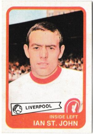A&BC - 'Footballers (1968/69 - English Series 2)' (1968) - Card #70 - Ian St. John (Liverpool)