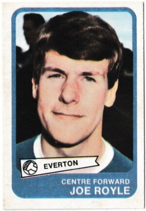 A&BC - 'Footballers (1968/69 - English Series 2)' (1968) - Card #75 - Joe Royle (Everton)