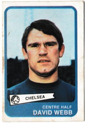 A&BC - 'Footballers (1968/69 - English Series 2)' (1968) - Card #76 - David Webb (Chelsea) A&BC - 'Footballers (1968/69 - English Series 2)' (1968) - Card #76 - David Webb (Chelsea)