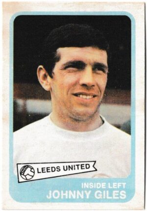A&BC - 'Footballers (1968/69 - English Series 2)' (1968) - Card #81 - John Giles (Leeds United)