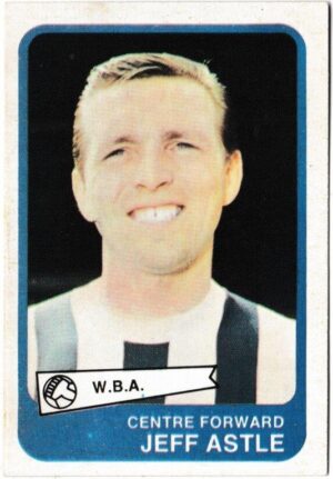 A&BC - 'Footballers (1968/69 - English Series 2)' (1968) - Card #84 - Jeff Astle (West Bromwich Albion)