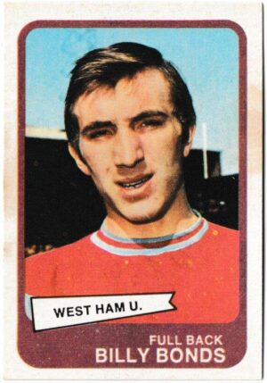 A&BC - 'Footballers (1968/69 - English Series 2)' (1968) - Card #89 - Billy Bonds (West Ham United)