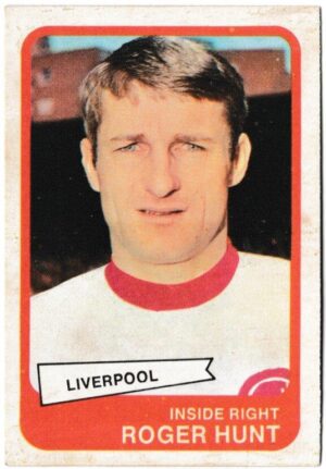 A&BC - 'Footballers (1968/69 - English Series 2)' (1968) - Card #93 - Roger Hunt (Liverpool)