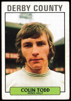 A&BC - 'Footballers (1971/72 - English Series 1)' (1971) - Card #10 - Colin Todd (Derby County)