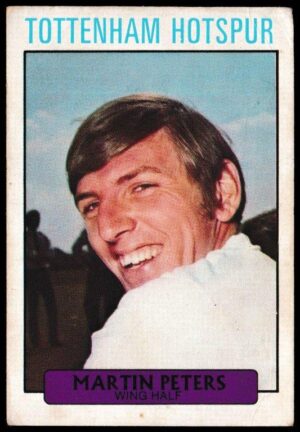 A&BC - 'Footballers (1971/72 - English Series 1)' (1971) - Card #109 - Martin Peters (Spurs)