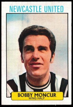 A&BC - 'Footballers (1971/72 - English Series 1)' (1971) - Card #11 - Bobby Moncur (Newcastle Utd)