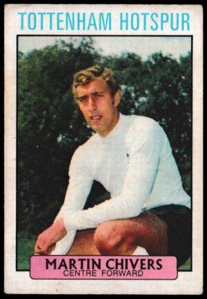 A&BC - 'Footballers (1971/72 - English Series 1)' (1971) - Card #20 - Martin Chivers (Spurs)