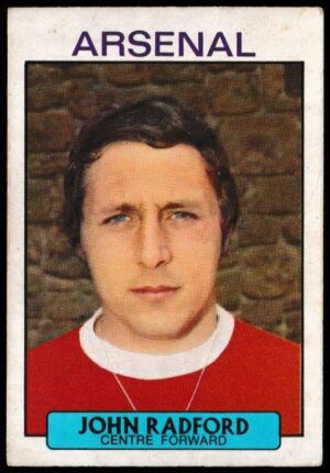 A&BC - 'Footballers (1971/72 - English Series 1)' (1971) - Card #26 - John Radford (Arsenal)