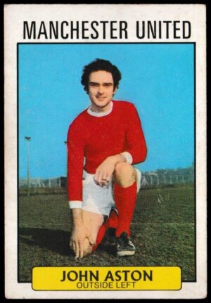 A&BC - 'Footballers (1971/72 - English Series 1)' (1971) - Card #32 - John Aston (Man Utd)