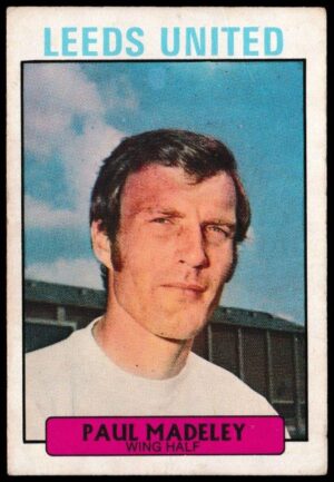 A&BC - 'Footballers (1971/72 - English Series 1)' (1971) - Card #34 - Paul Madeley (Leeds United)