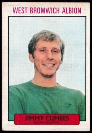 A&BC - 'Footballers (1971/72 - English Series 1)' (1971) - Card #43 - Jimmy Cumbes (West Brom)