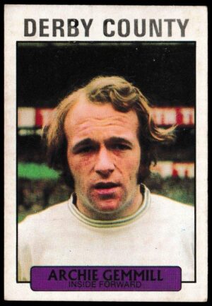 A&BC - 'Footballers (1971/72 - English Series 1)' (1971) - Card #55 - Archie Gemmill (Derby County)