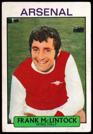 A&BC - 'Footballers (1971/72 - English Series 1)' (1971) - Card #6 - Frank McLintock (Arsenal)