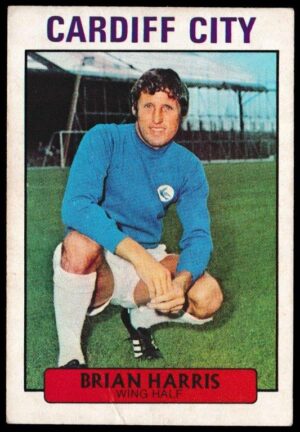 A&BC - 'Footballers (1971/72 - English Series 1)' (1971) - Card #60 - Brian Harris (Cardiff City)