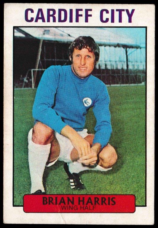 A&BC - 'Footballers (1971/72 - English Series 1)' (1971) - Card #60 - Brian Harris (Cardiff City) A&BC - 'Footballers (1971/72 - English Series 1)' (1971) - Card #60 - Brian Harris (Cardiff City)