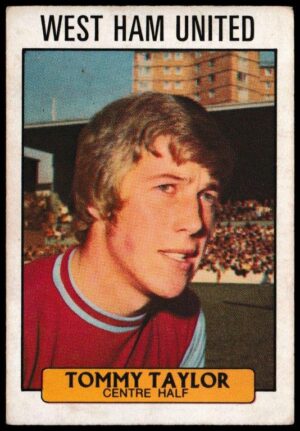 A&BC - 'Footballers (1971/72 - English Series 1)' (1971) - Card #63 - Tommy Taylor (West Ham)