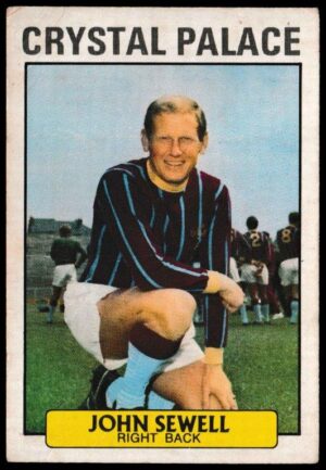 A&BC - 'Footballers (1971/72 - English Series 1)' (1971) - Card #69 - John Sewell (Crystal Palace)